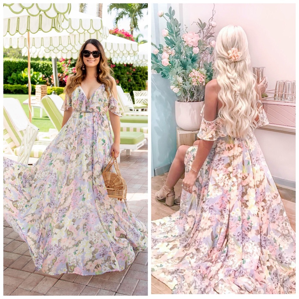 Yumi Kim Eternal Love Wrap Dress in Garden Light
